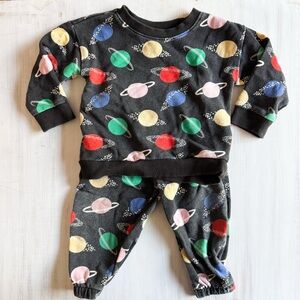Hanna Andersson space sweatsuit (size 18-24 months)